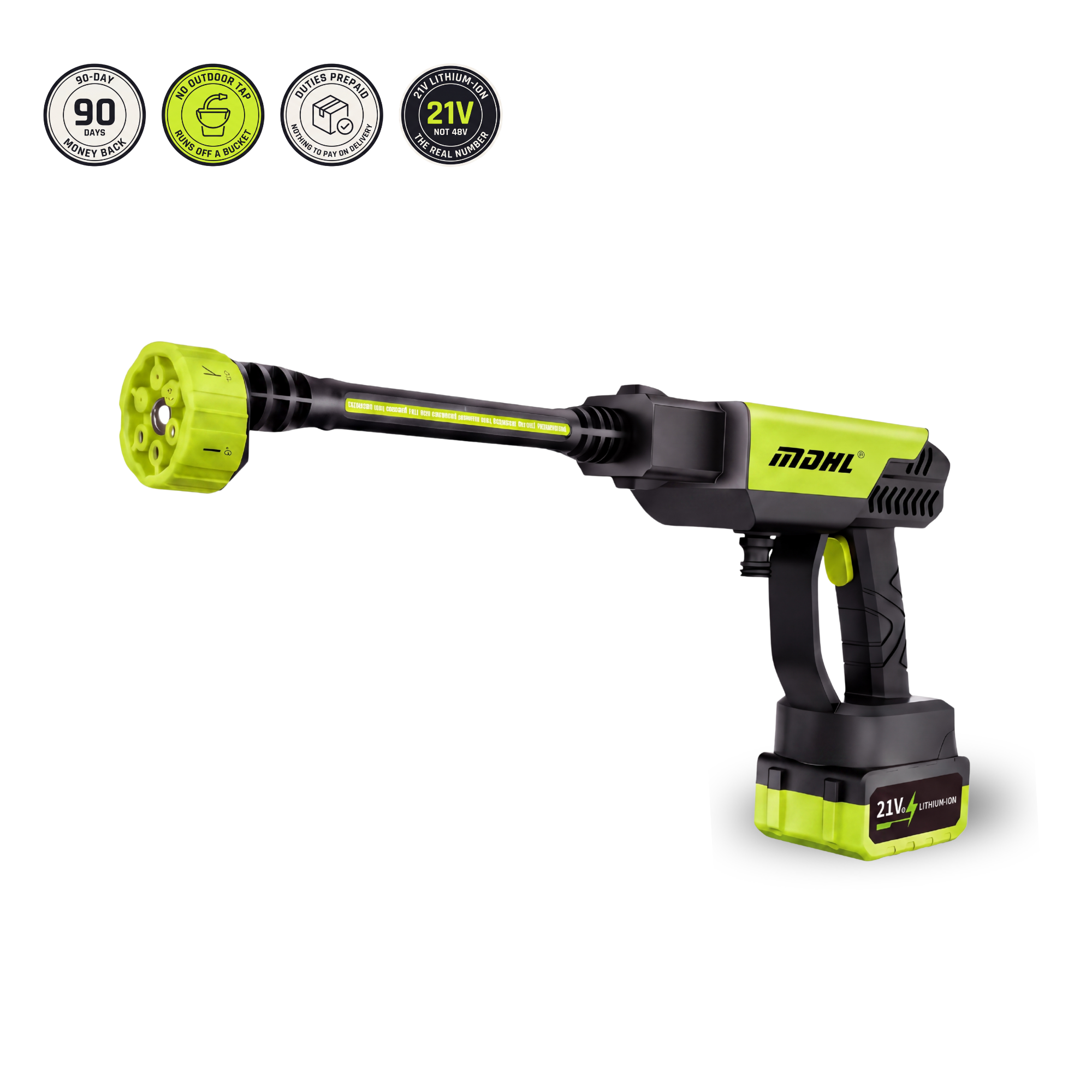 HALDEN DrawFeed™ Cordless Pressure Washer